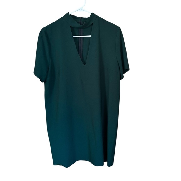 Zara Hunter Green Choker Mini Dress XL - Picture 2 of 9